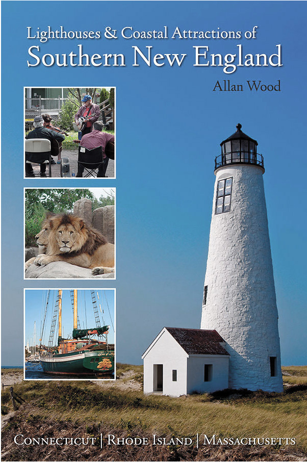 book about lighthouses and nearby attractions in southern New England